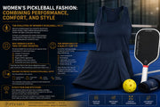WOMEN'S PICKLEBALL FASHION: COMBINING PERFORMANCE, COMFORT, AND STYLE THE EVOLUTION OF WOMEN'S PICKLEBALL APPAREL