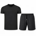 PIVARO Men’s Pickleball Set – Black T-Shirt & Shorts