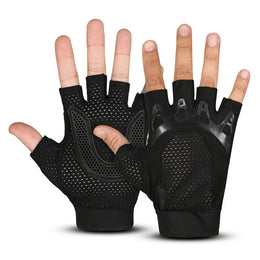PIVARO Premium Gel Grip Pickleball Gloves Unisex Black
