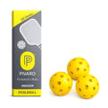 PIVARO® Indoor Pickleball Balls 26 Holes (3-Pack) | UK Pickleball Balls